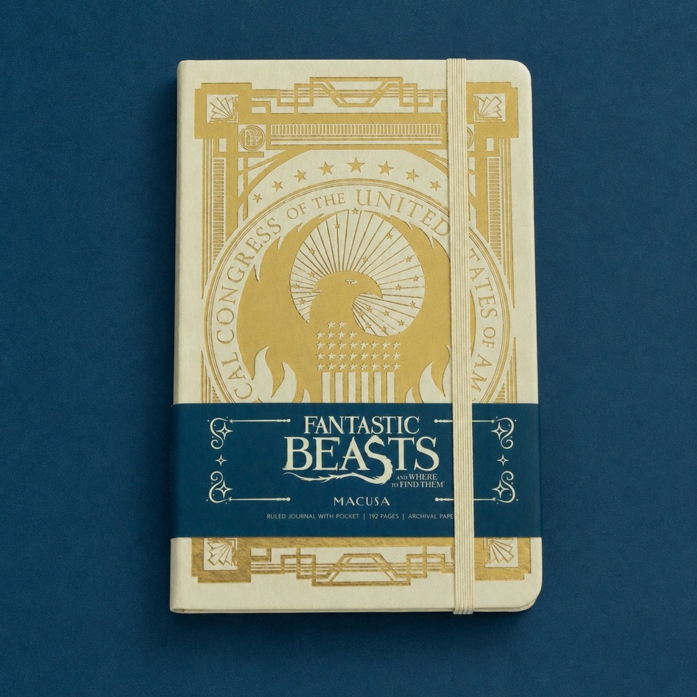 Fantastic Beasts MACUSA Hardcover Ruled Journal Insight Editions Harry Potter